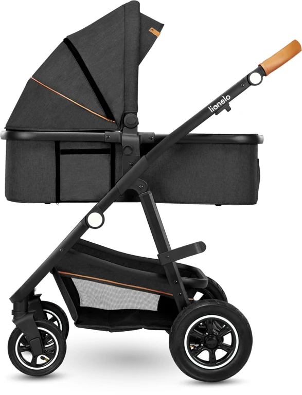 Дитячий візочок 2 в 1 Lionelo Amber Grey Graphite